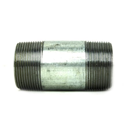 Thrifco Plumbing 1-1/2 Inch x 3-1/2 Inch Galvanized Steel Nipple 5220084